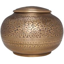 Bronze Low Profile  Cremation Funeral Urn...