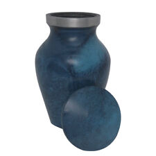 Aluminium Deep Blue Keepsake Urn for Ashes, Best Price Mini Urn