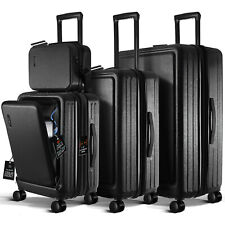 4Pc Hard Shell Luggage Set with...