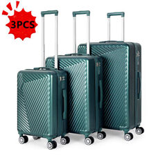 3 Piece Luggage Set Suitcase Spinner...